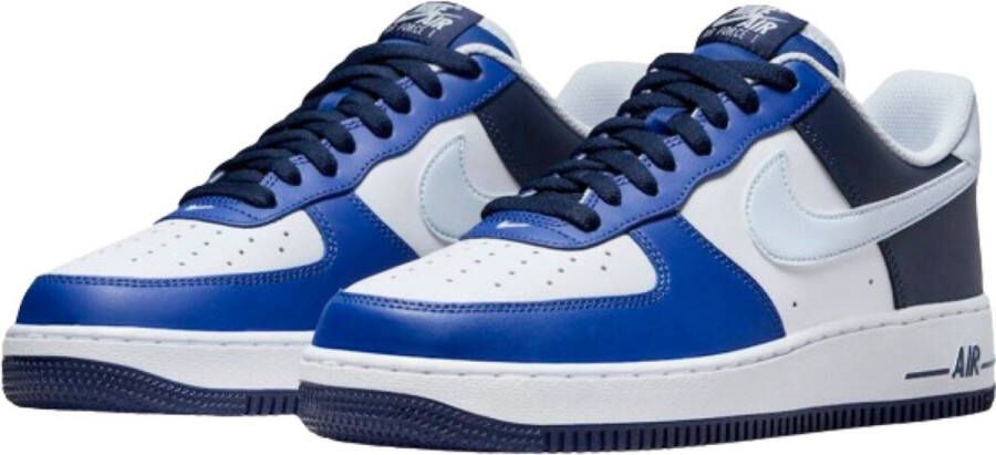 Nike Air Force 1 '07 Lv8 Basketball Schoenen white grey blue maat: 47.5 beschikbare maaten:42.5 43 44.5 45 46 47.5