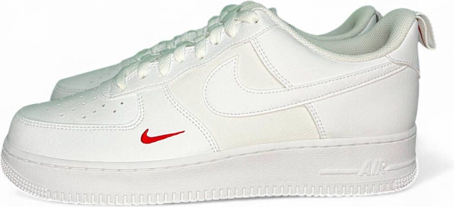 Nike Air Force 1 Low '07 SE White Red Mini Swoosh FZ7187