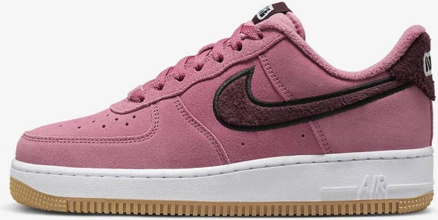 Nike Air Force 1 Low '07 Special Edition Desert Berry Suede Sneakers Dames Doos Zonder Deksel