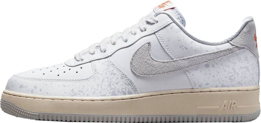 Nike AIR FORCE 1 LOW 07 SPRAY PAINT WHITE PURE PLATINUM FD9758-100