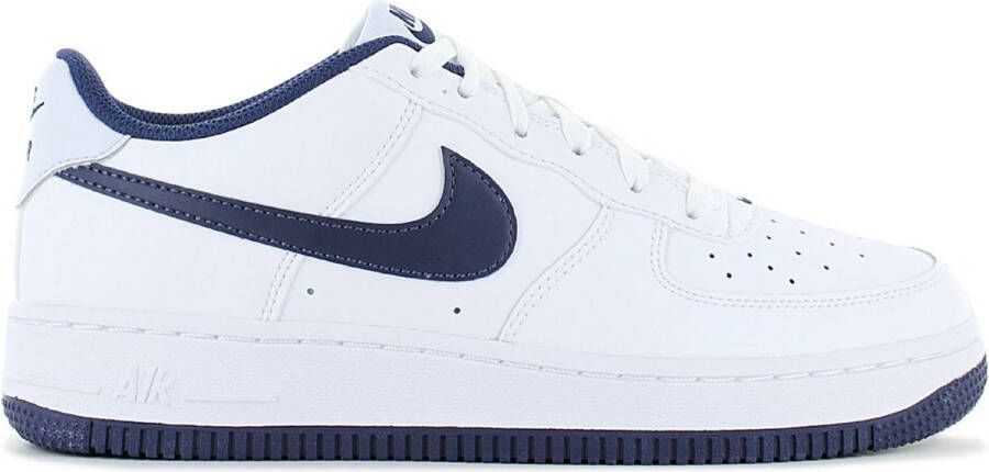 Nike Kinderschoenen Air Force 1 White Football Grey Midnight Navy White Football Grey Midnight Navy