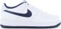 Nike Kinderschoenen Air Force 1 White Football Grey Midnight Navy White Football Grey Midnight Navy - Thumbnail 1