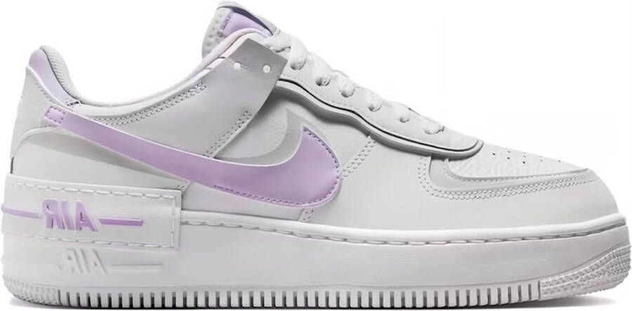 Nike Wmns Air Force 1 Shadow 1 Dames white lilac bloom photon dust white maat: 41 beschikbare maaten:36.5 37.5 38.5 39 40.5 41