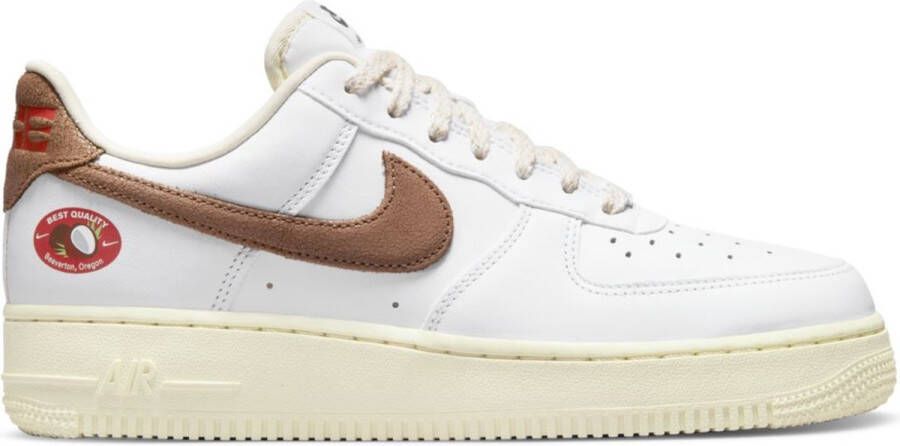 Nike Air Force 1 Low White Coconut Sneakers DOOS ZONDER DEKSEL