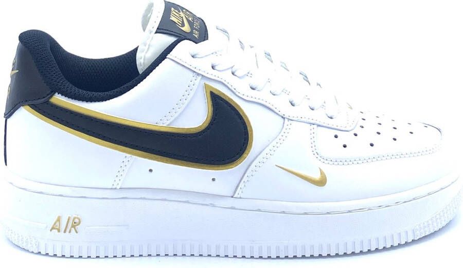 Nike Air Force 1 07 LV8 Herenschoen Black Metallic Gold White