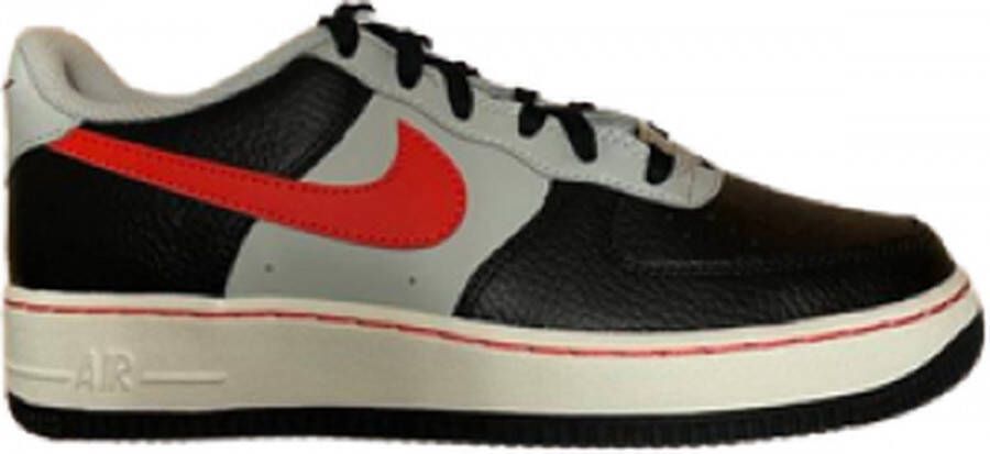 Nike Air Force 1 LV8 EMB (GS) Kindersneakers Zwart Grijs Rood