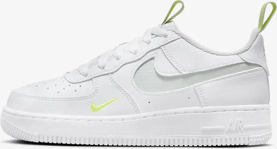 Nike Kinderschoenen Air Force 1 LV8 4 White Volt Light Silver White Volt Light Silver