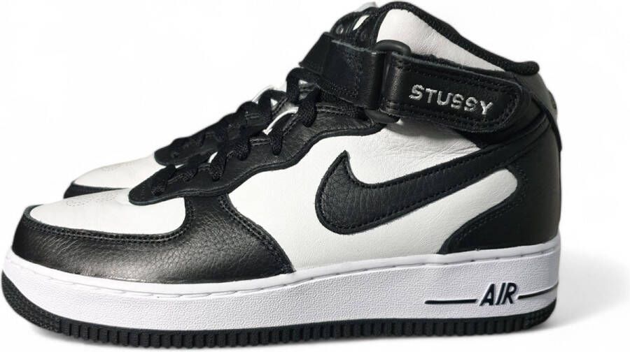 Nike Air Force 1 Mid Stüssy Light Bone Black DJ7840