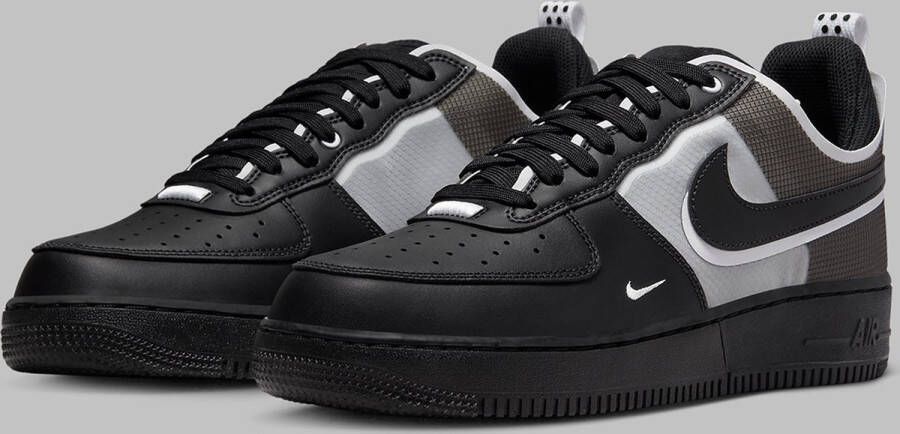 Nike air force 1 shop react black