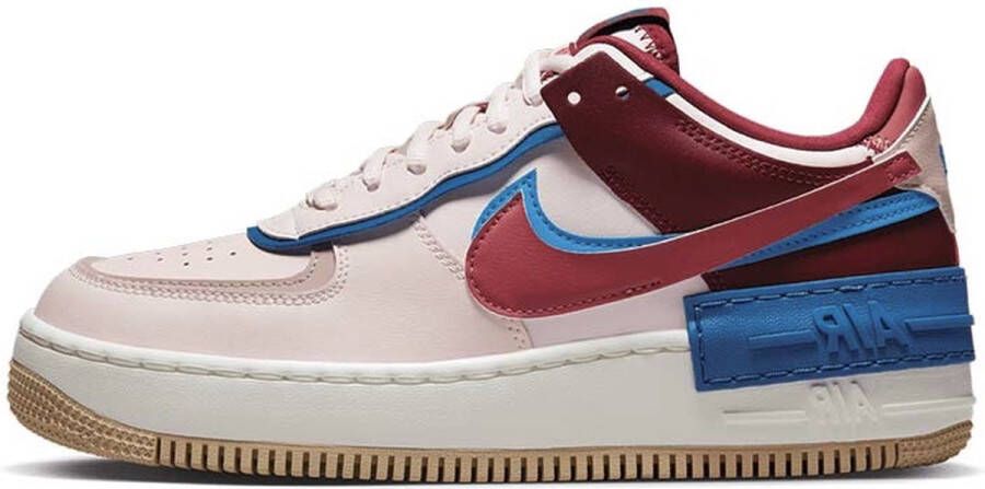 Nike Wmns Air Force 1 Shadow Basketball Schoenen light soft pink canyon rust fossil stone maat: 38 beschikbare maaten:38