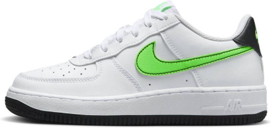 Nike Kinderschoenen Air Force 1 White Black Green Strike White Black Green Strike