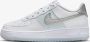 Nike Air Force 1 (gs) Basketball Schoenen white metallic silver pure platinum maat: 37.5 beschikbare maaten:36.5 37.5 38.5 - Thumbnail 4