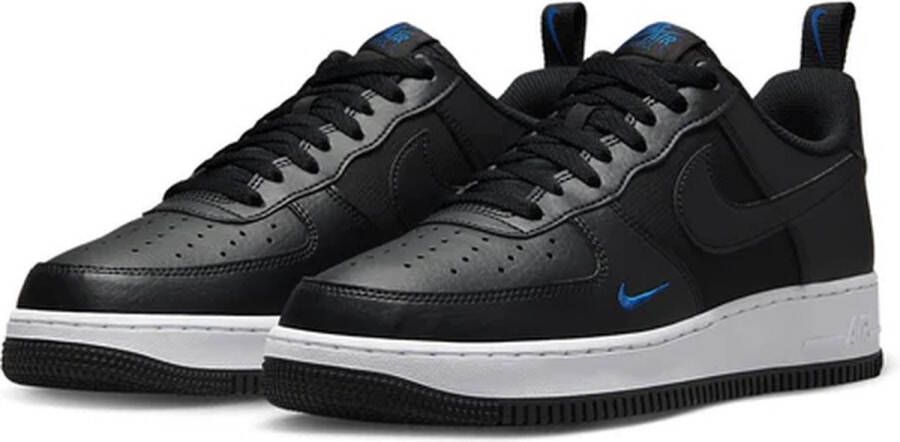 Nike Herenschoen Air Force 1 '07 Black Court Blue White Black- Heren Black Court Blue White Black