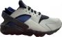 Nike Air Huarache LE Grijs Zwart Blauw -- DH8143 - Thumbnail 4