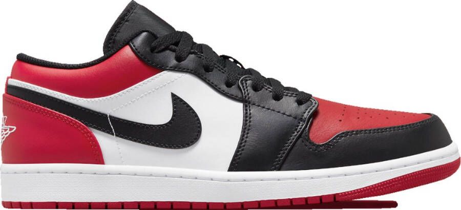 Nike Air Jordan 1 Low Gs ''Bred Toe'' 553560-612 BRED Zwart Rood Schoenen