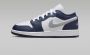 Jordan Kinderschoenen Air 1 Low White Midnight Navy Wolf Grey White Midnight Navy Wolf Grey - Thumbnail 1