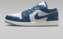 Jordan Air 1 Low White Blue Grey Sail Industrial Blue- Heren White Blue Grey Sail Industrial Blue - Thumbnail 1