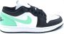 Jordan Air 1 Low White Green Glow Black- Heren White Green Glow Black - Thumbnail 1