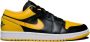 Jordan Air 1 Low Black White Yellow Ochre- Black White Yellow Ochre - Thumbnail 1