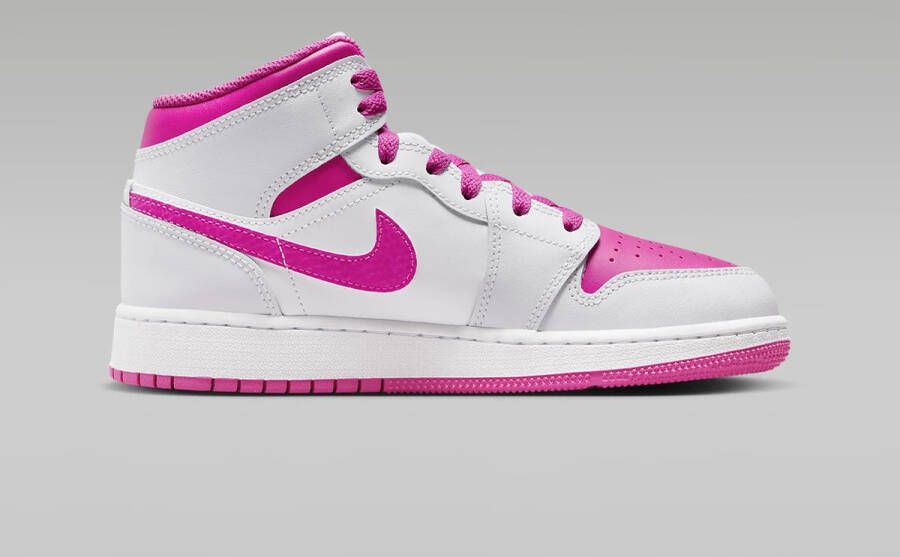 Jordan Kinderschoenen Air 1 Mid Iris Whisper White Fire Pink Iris Whisper White Fire Pink