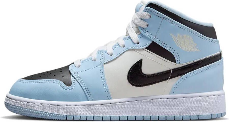 Nike jordan best sale wit blauw