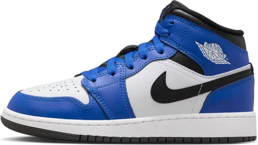 Jordan Kinderschoenen Air 1 Mid Game Royal White Black Game Royal White Black