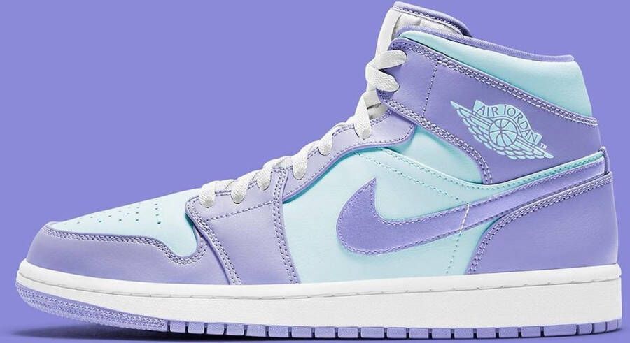 Nike Air Jordan 1 Mid (GS) Purple Pulse Artic Punch