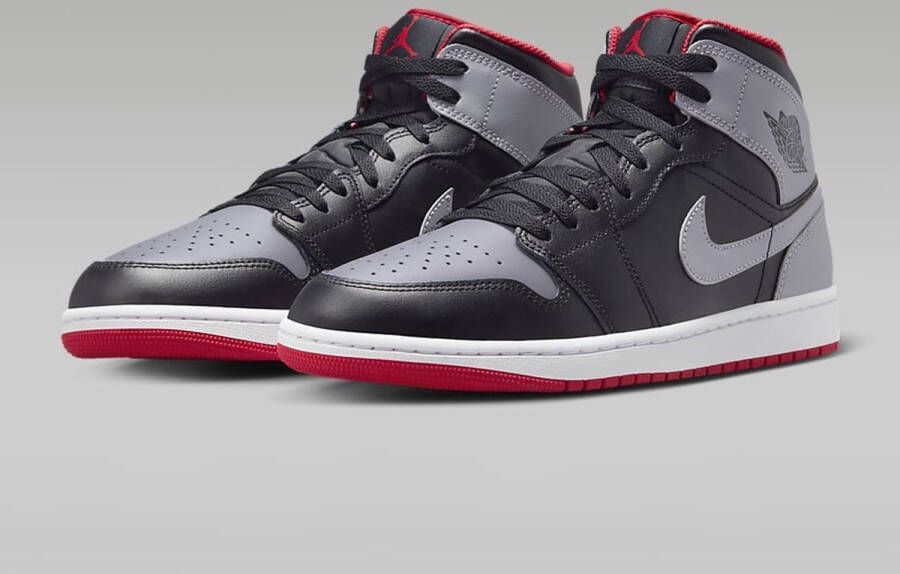 Nike Air Jordan 1 Mid Heren Sneakers Leer