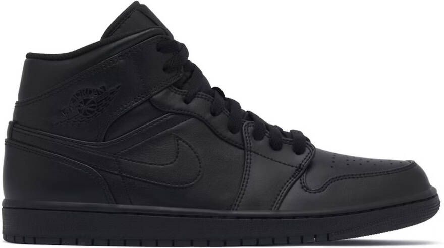 Jordan Air 1 Mid Basketball Schoenen black black black maat: 44.5 beschikbare maaten:41 42.5 40 43 44.5 45 46 40.5 47