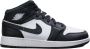 Nike Air Jordan 1 Mid SE GS 'Panda Elephant' FB9909-001 PANDA Zwart Wit Schoenen - Thumbnail 2