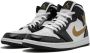 Jordan Air 1 Mid Se Basketball Schoenen black metallic gold white maat: 40.5 beschikbare maaten:41 42.5 43 44.5 45 46 47.5 40.5 - Thumbnail 1