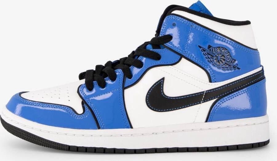 Nike Air Jordan 1 Mid SE Signal Blue Black-White DD6834