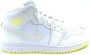 Jordan Air 1 Mid Junior Sail White Light Laser Orange Sail White Light Laser Orange - Thumbnail 4