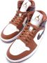 Nike Damesschoenen Air Jordan 1 Mid Dusty Peach Sail White Night Maroon- Dames Dusty Peach Sail White Night Maroon - Thumbnail 1