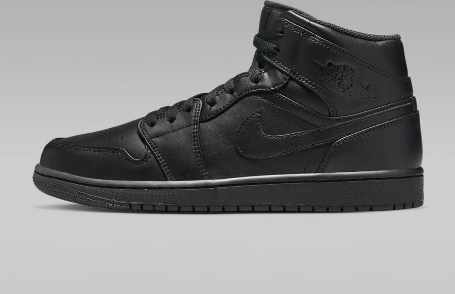 Jordan Air 1 Mid Basketball Schoenen black black black maat: 44.5 beschikbare maaten:41 42.5 40 43 44.5 45 46 40.5 47