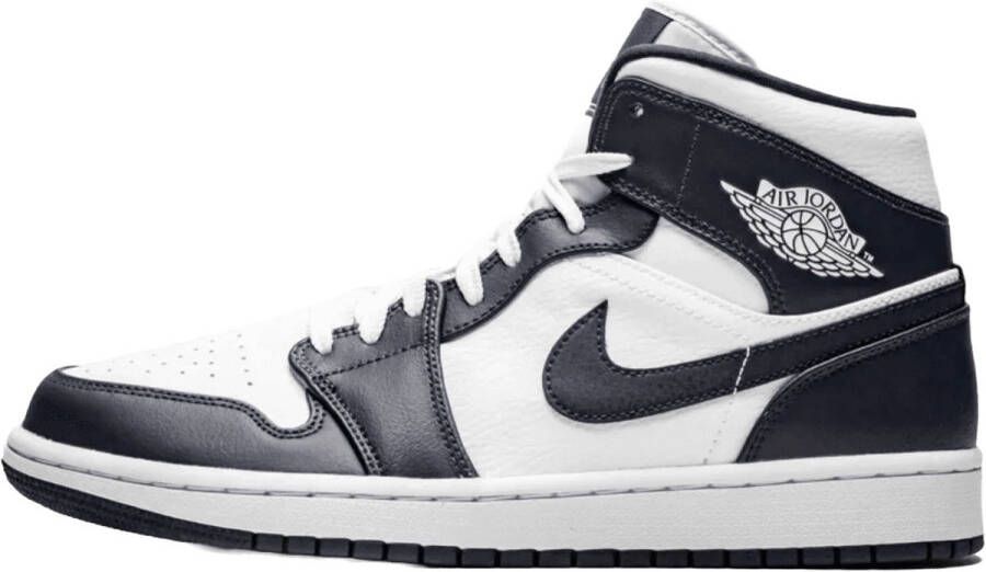 Nike Air Jordan wmns Nike Air Jordan 1 Mid White Metallic Gold Obsidian 554724