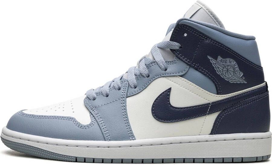 Jordan Air 1 Mid Dames Sail Blue Grey White Diffused Blue- Dames Sail Blue Grey White Diffused Blue