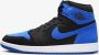 Nike Air Jordan 1 Retro High OG Sneakers Zwart Blauw - Thumbnail 3