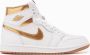 Nike Air Jordan 1 Retro High OG Metallic Gold Sneakers Wit Metallic Goud - Thumbnail 4