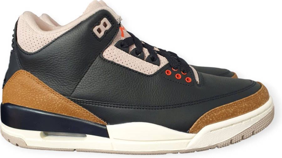 Jordan Air 3 Retro Black Rush Orange Fossil Stone Sail Schoenmaat 40 1 2 Sneakers CT8532 008