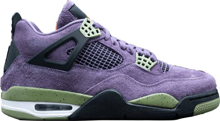 Jordan Wmns Air 4 Retro Canyon Purple Safety Orange Alligator Schoenmaat 37 1 2 Sneakers AQ9129 500