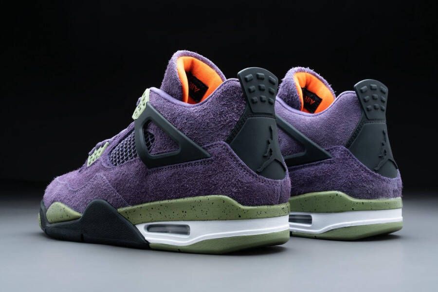 Jordan Wmns Air 4 Retro Canyon Purple Safety Orange Alligator Schoenmaat 37 1 2 Sneakers AQ9129 500