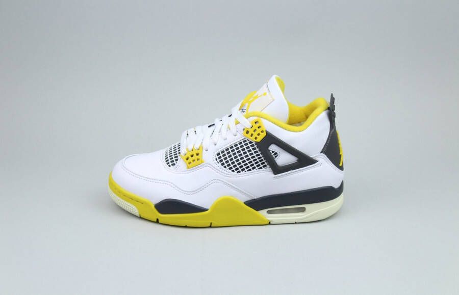 Jordan 4 Vivid Sulfur Sneakers Schoenen Nike Air 4 Geel