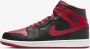 Nike Air Jordan 1 Mid Alternate Bred (2022) DQ8426-060 BRED Zwart Rood Schoenen - Thumbnail 1