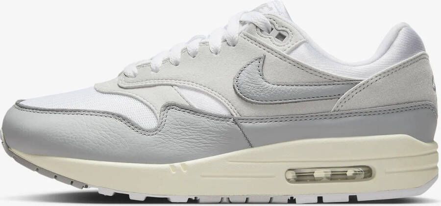 Nike Air Max 1 '87 Light Smoke Grey Sneakers Unisex Lichtgrijs Wit