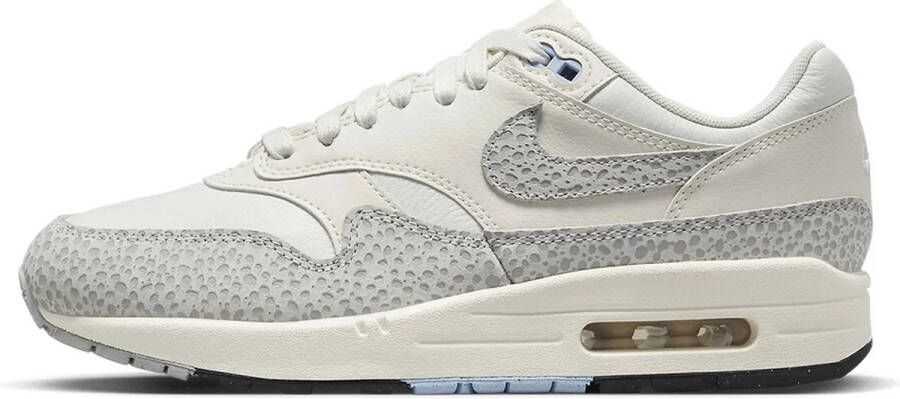 Nike Air Max 1 '87 Safari Summit White Phantom (Womens) FB5059-100 wit grijs sneakers