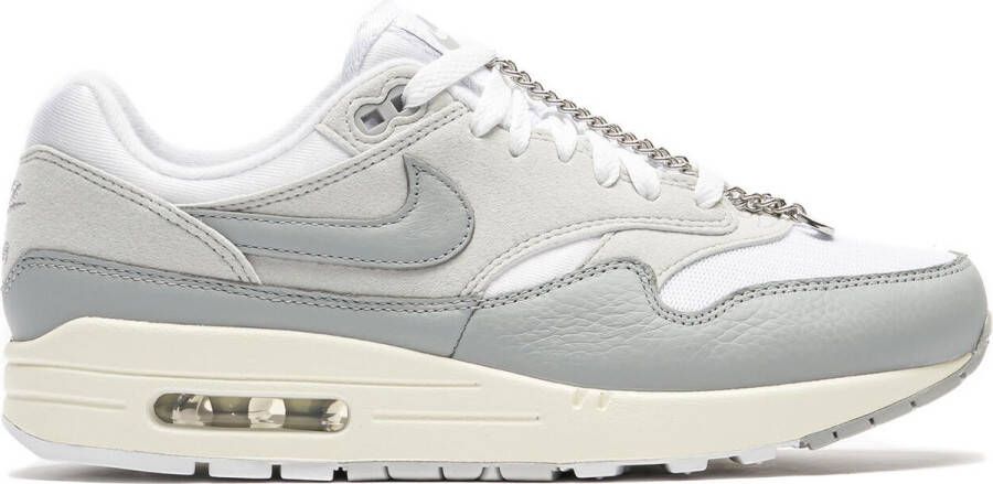 Nike Air Max 1 '87 Pure Platinum Sneakers Unisex HF0026-001 Wit Lichtgrijs