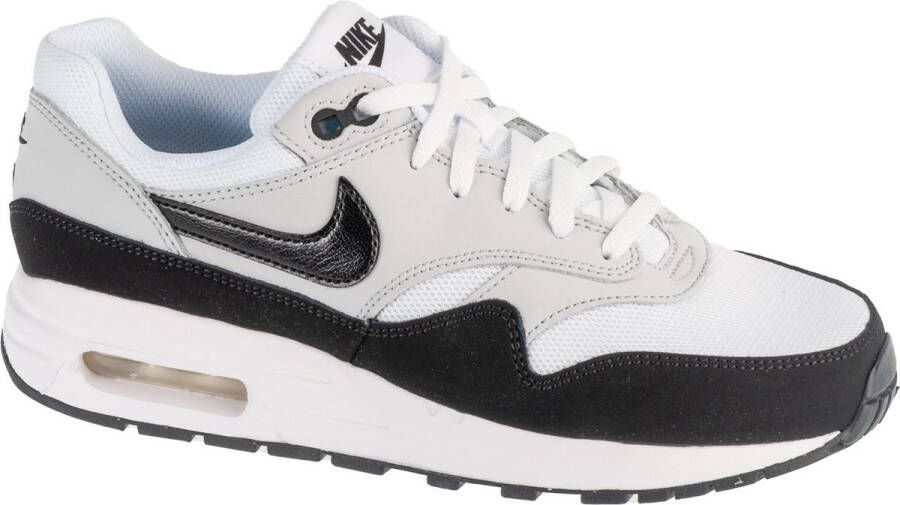 Nike Kinderschoenen Air Max 1 White Pure Platinum Black White Pure Platinum Black