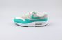 Nike Air Max 1 'Clear Jade' sneakers wit grijs lichtblauw - Thumbnail 5