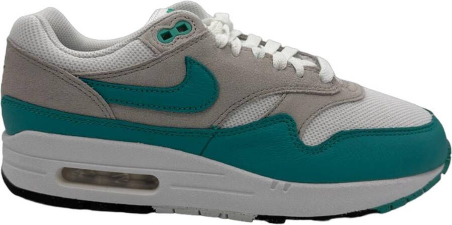 Nike Air Max 1 'Clear Jade' sneakers wit grijs lichtblauw